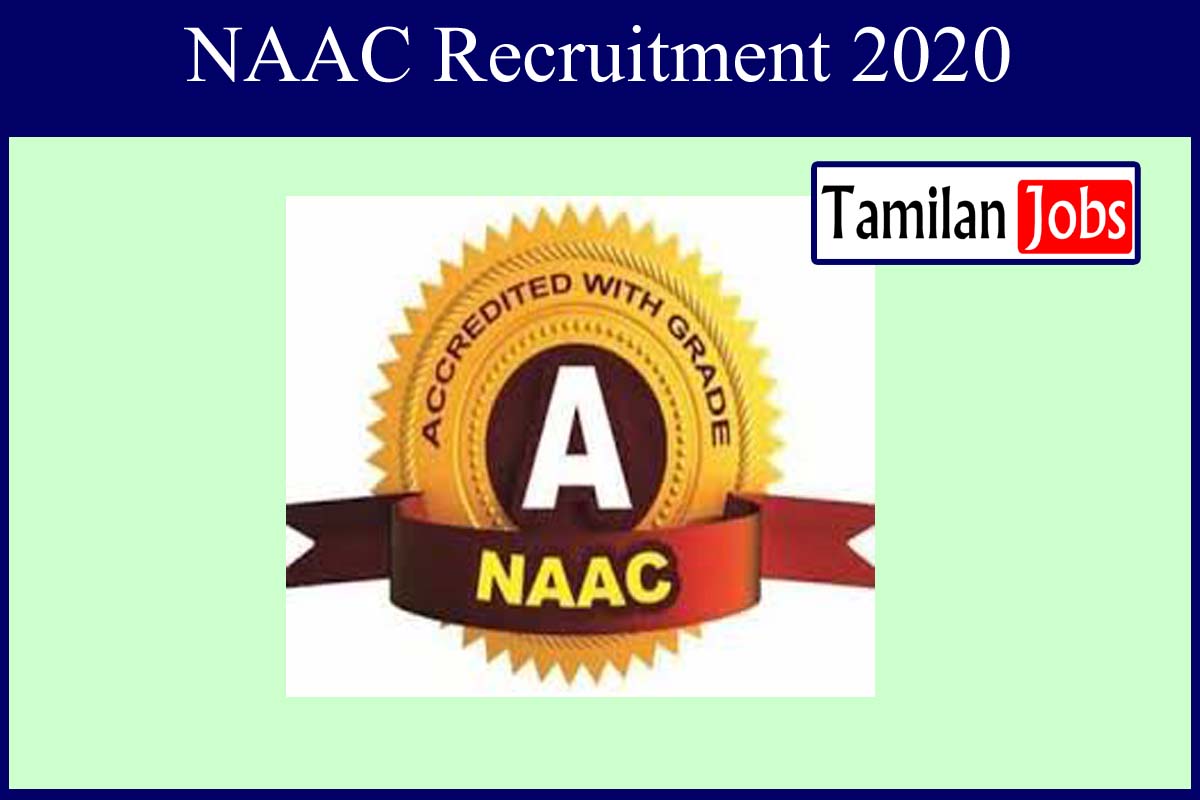 NAAC Recruitment 2020