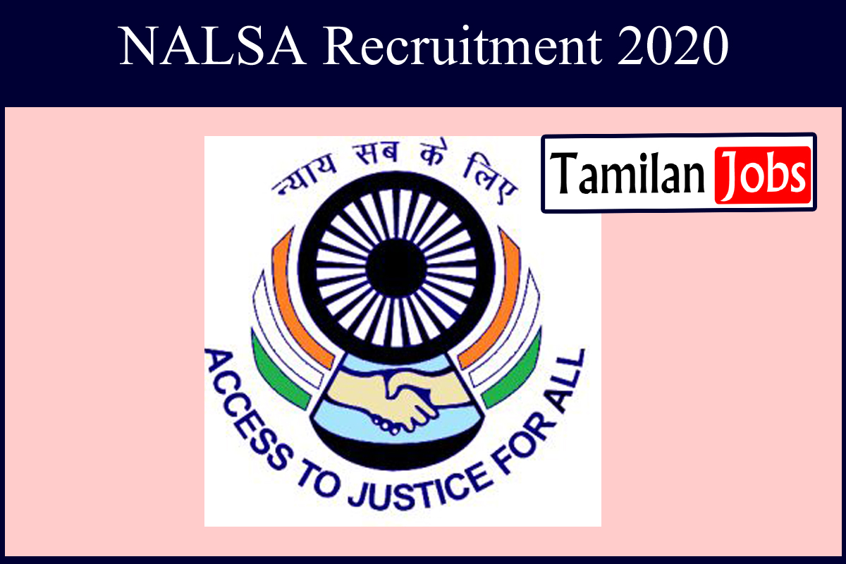 NALSA Recruitment 2020