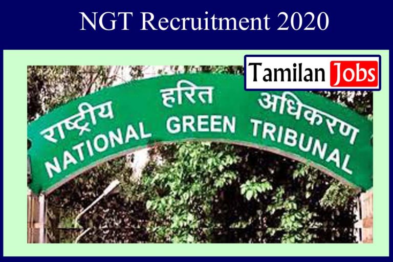 NGT Recruitment 2020