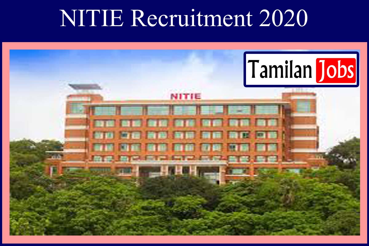 NITIE Recruitment 2020