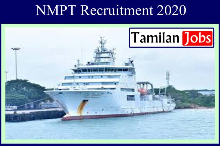 NMPT Recruitment 2020