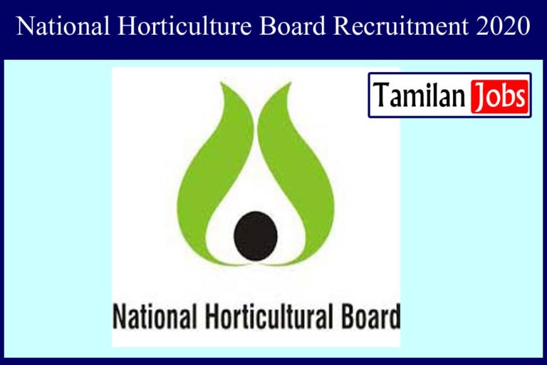 National Horticulture Board Recruitment 2020