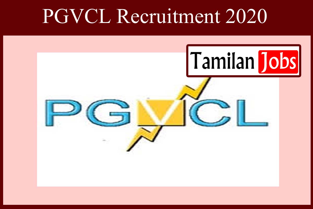 PGVCL Recruitment 2020