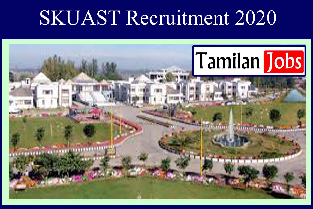 SKUAST Recruitment 2020