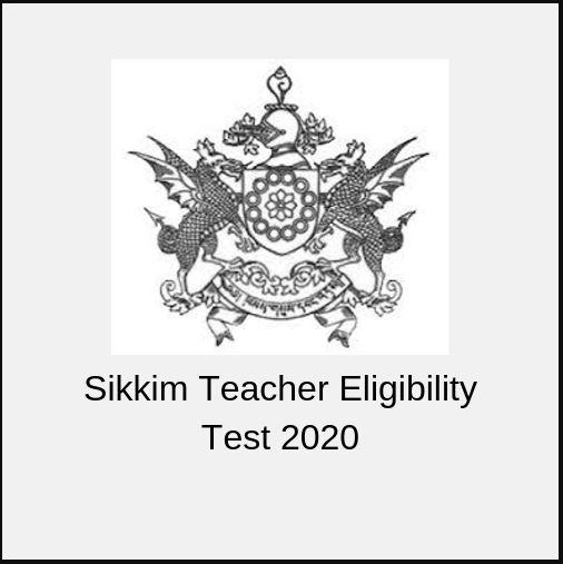 Sikkim TET Syllabus 2020 PDF