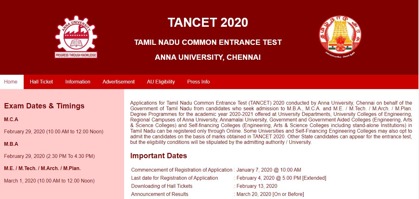 Tancet Answer Key 2020 Pdf