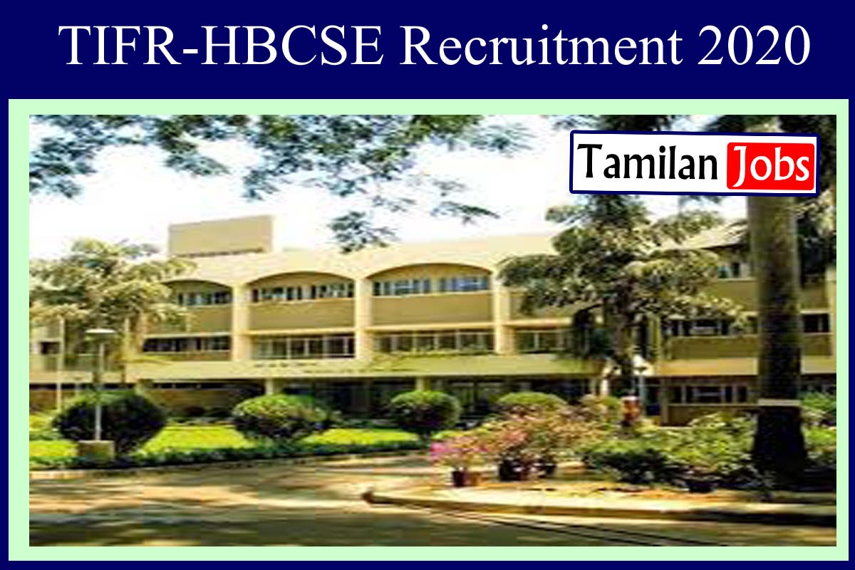 TIFR-HBCSE Recruitment 2020