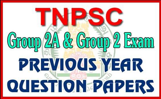 TNPSC Group 2 Previous Year Question Paper PDF