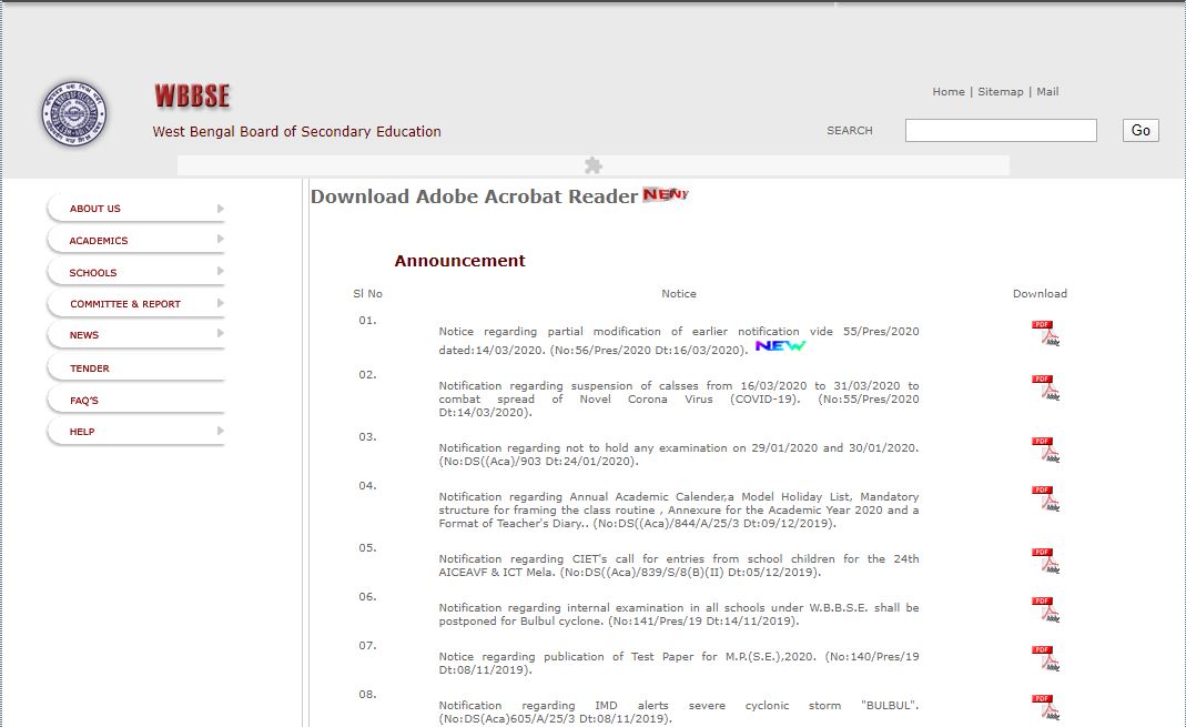 West Bengal Madhyamik Result 2020