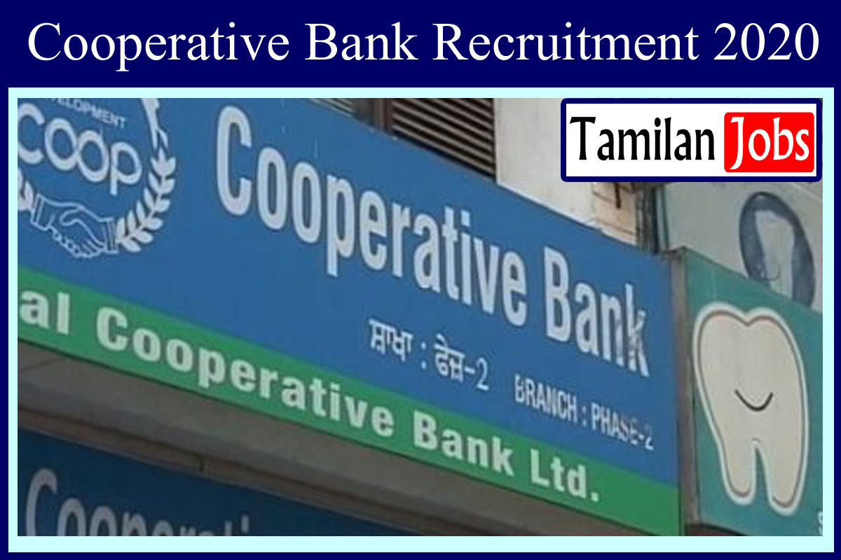 Cooperative Bank Recruitment 2020