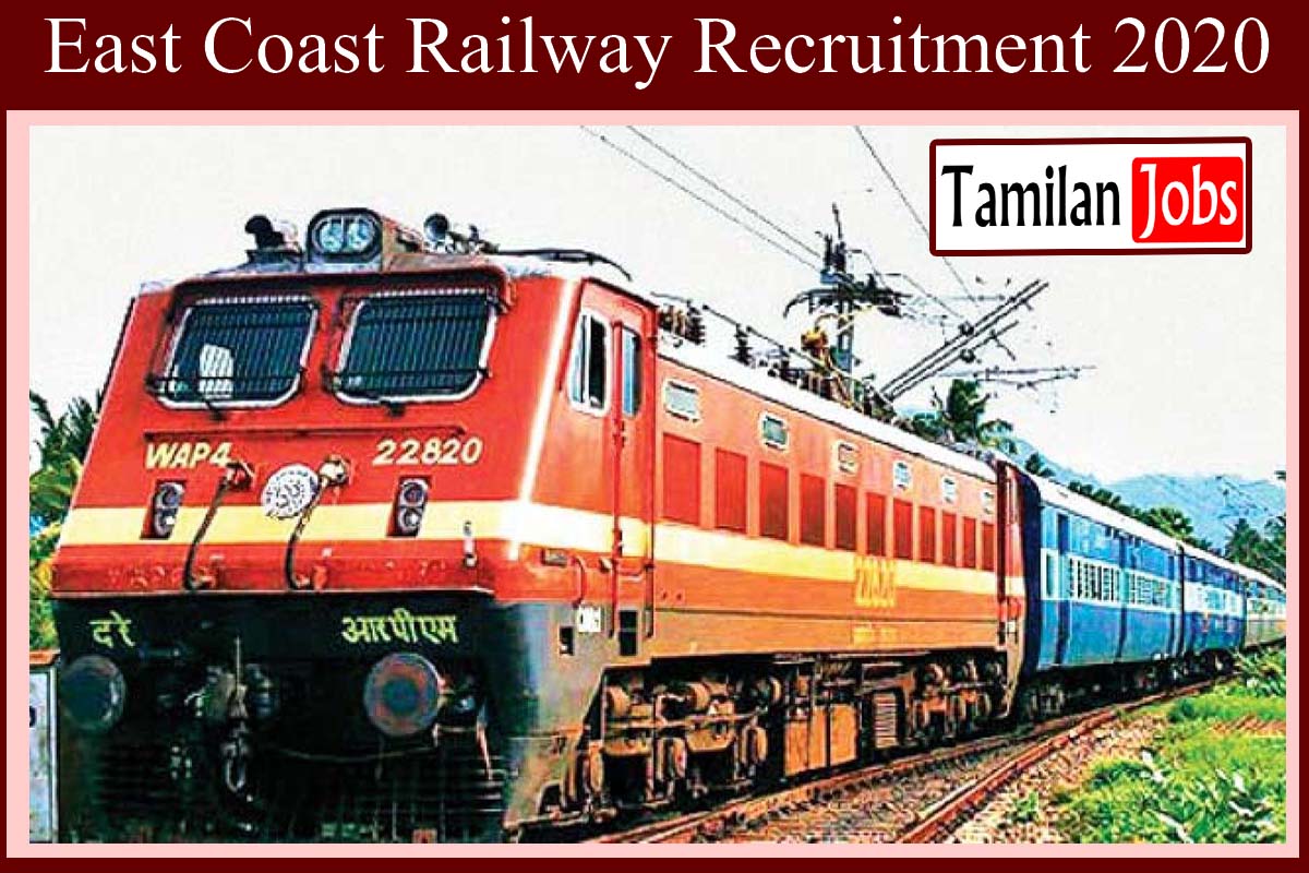 East Coast Railway Recruitment 2020