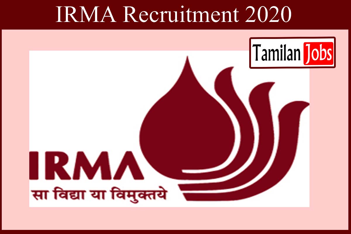 IRMA Recruitment 2020