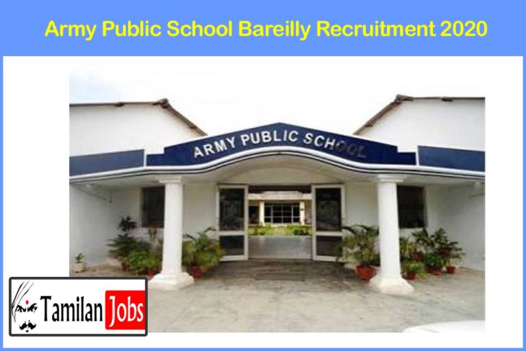 Army Public School Bareilly Recruitment 2020 Out | Degree Candidates Can Apply For Various PGT, TGT & Various Jobs