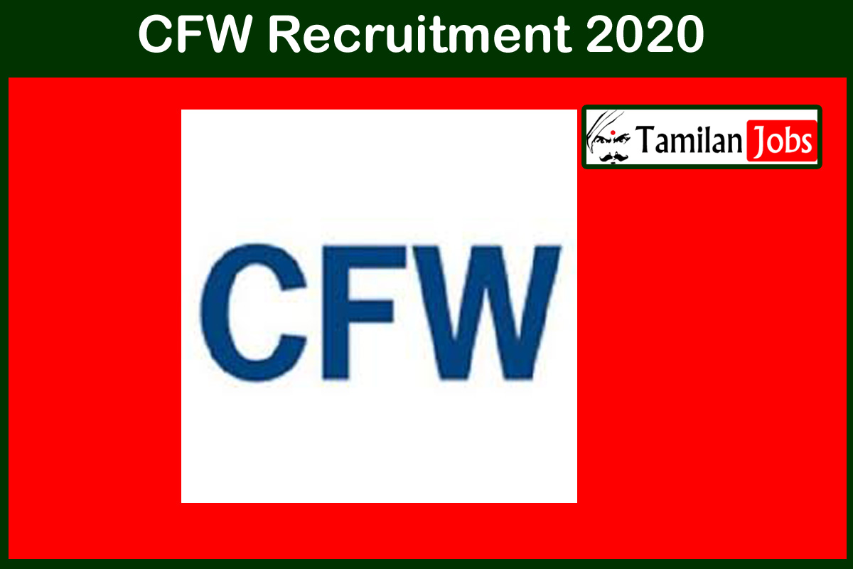CFW Recruitment 2020