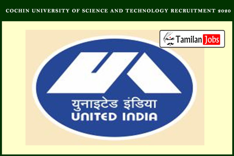 Cochin University of Science and Technology Recruitment 2020