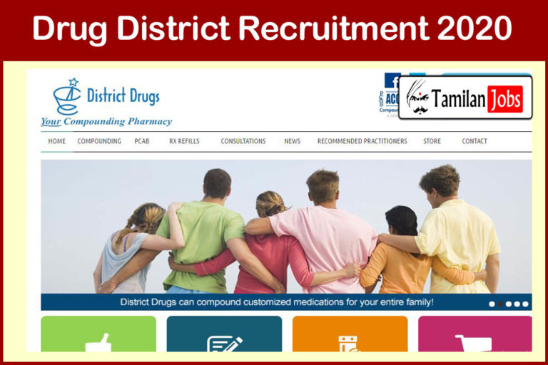 Drug District Recruitment 2020 
