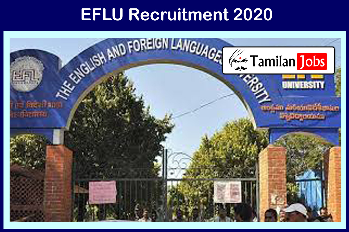 Eflu Recruitment 2020