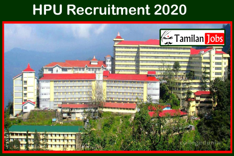 HPU Recruitment 2020