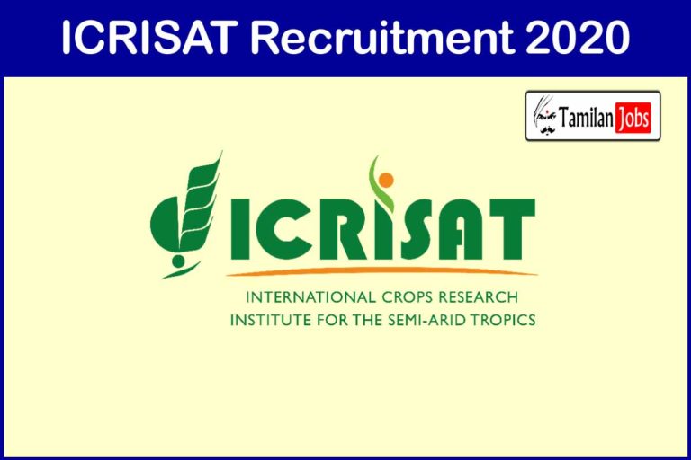 ICRISAT Recruitment 2020