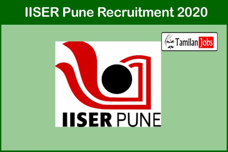 IISER Pune Recruitment 2020