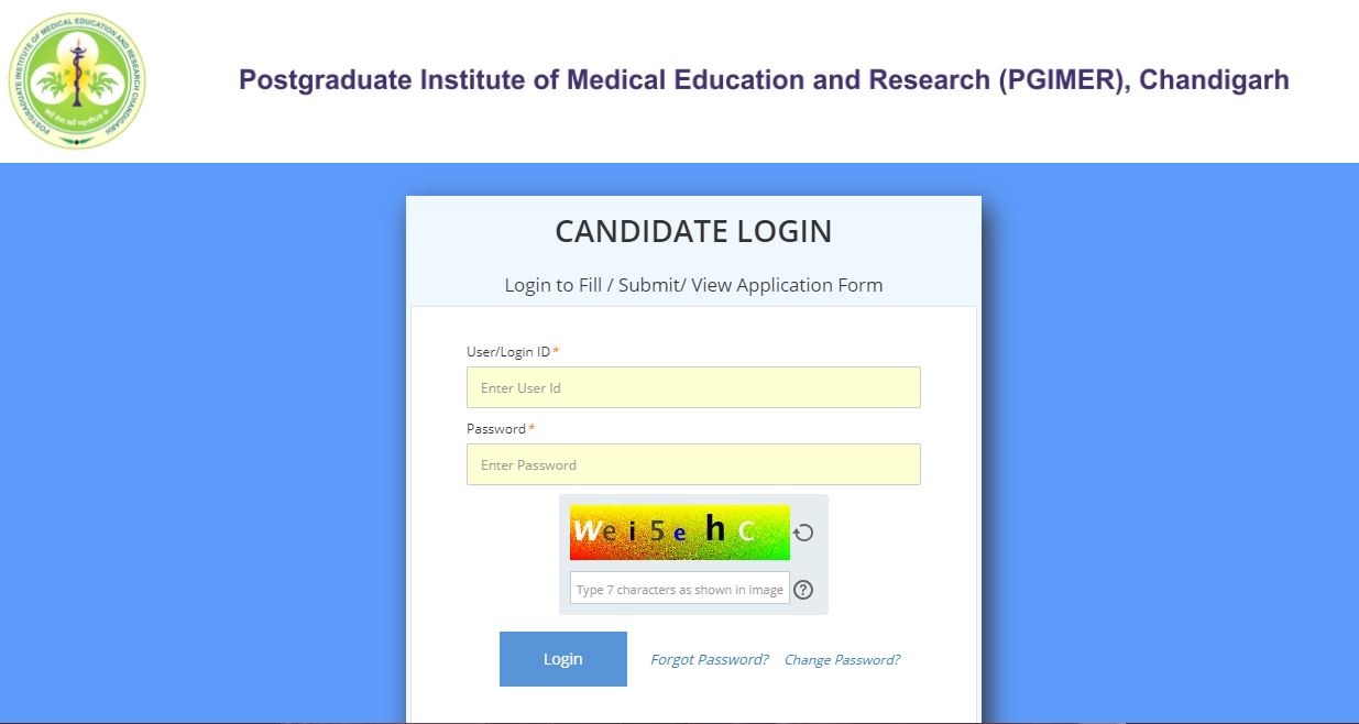 Pgimer Ph.d Admit Card 2020