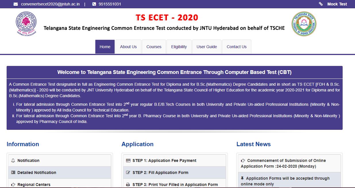 Ts Ecet Hall Ticket 2020