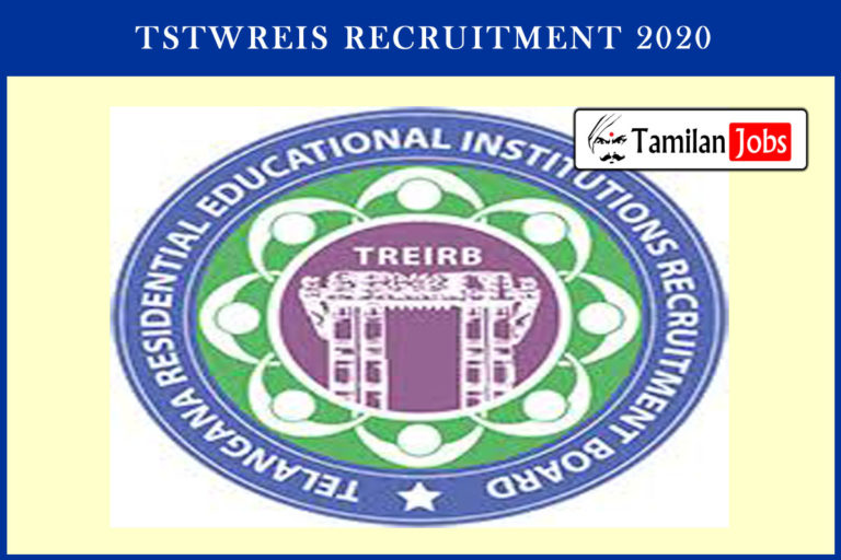 TSTWREIS Recruitment 2020