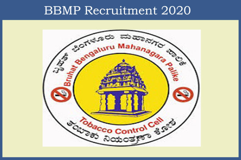 BBMP Recruitment 2020 Out – Apply Various Staff Nurse,Supporting Staff Jobs