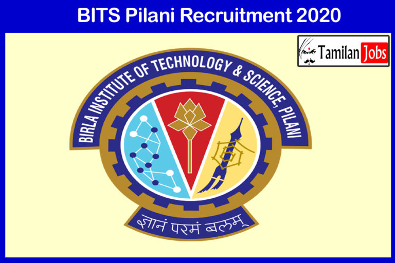 BITS Pilani Recruitment 2020 Out – Apply For JRF Jobs