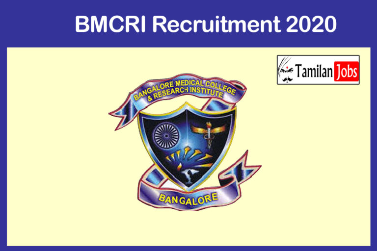 BMCRI Recruitment 2020 Out – Apply For 365 Nursing Jobs