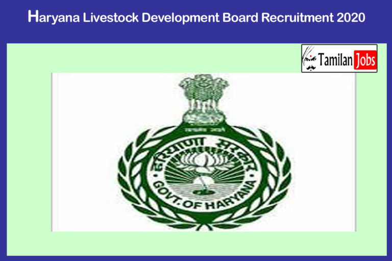 Haryana Livestock Development Board Recruitment 2020 Out – Apply 28 Project Coordinator & Milk Tester  Jobs