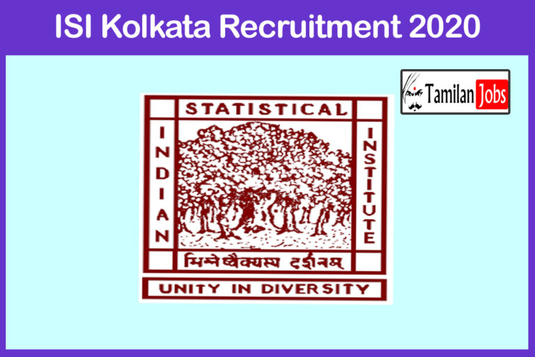 ISI Kolkata Recruitment 2020 Out – Apply For Project Linked Persons Jobs