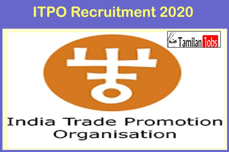 ITPO Recruitment 2020 Out – Apply 01 GM Jobs