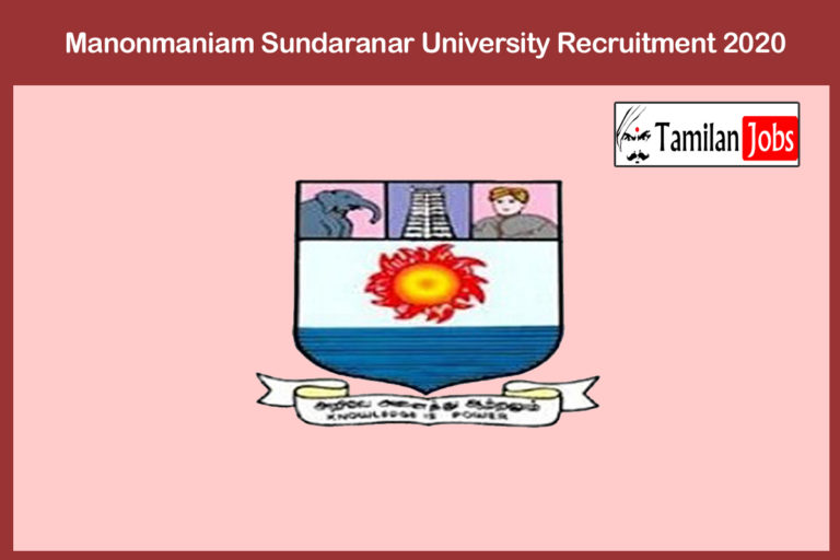 Manonmaniam Sundaranar University Recruitment 2020 Out – Apply Research Associate Jobs