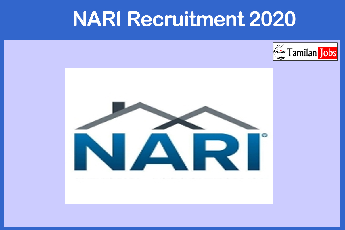 Nari Recruitment 2020 Out - Apply Online Jrf Jobs