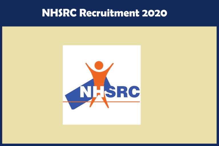 NHSRC Recruitment 2020 Out – Apply Online Various Technical Officer& Other jobs Jobs