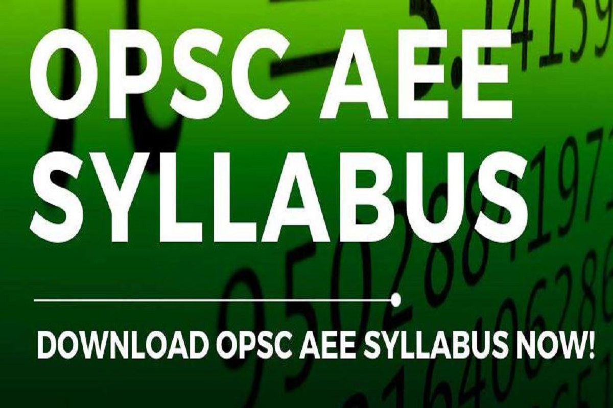 Opsc Aee Syllabus 2020