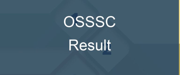 OSCSC Junior Assistant Result 2020