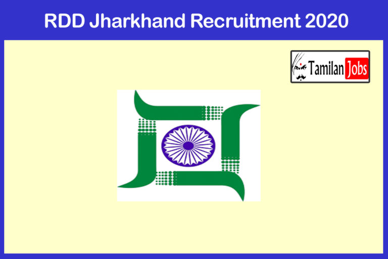 RDD Jharkhand Recruitment 2020 Out – Apply Online 16 Technical Assistant Jobs