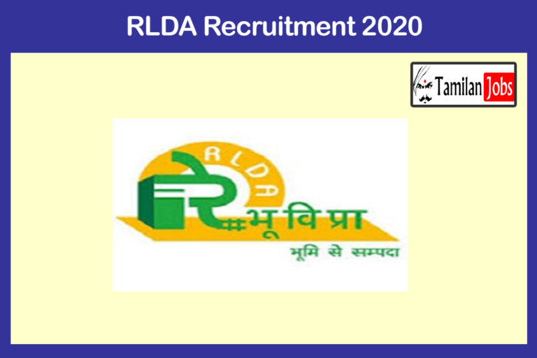 RLDA Recruitment 2020 Out – Apply For Junior General Manager Jobs