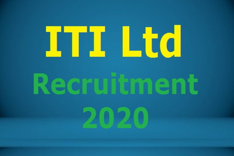 ITI Ltd Recruitment 2020