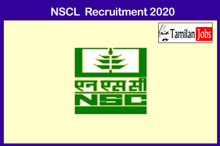 NSCL Recruitment 2020