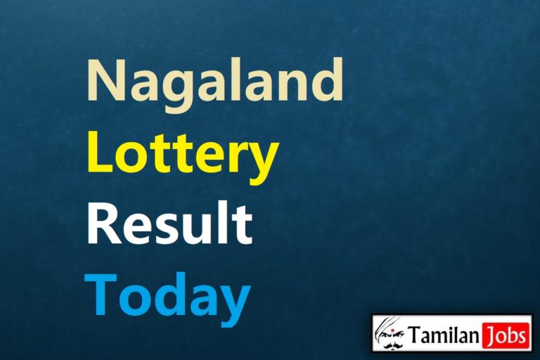 Nagaland Lottery Result Today