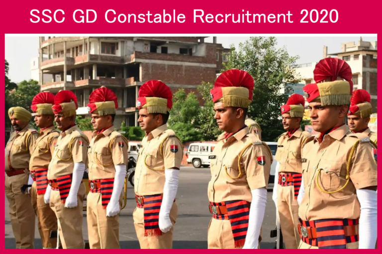 SSC GD Contable Recruitment 2020