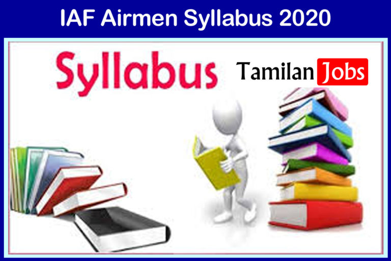 IAF Airmen Syllabus 2020
