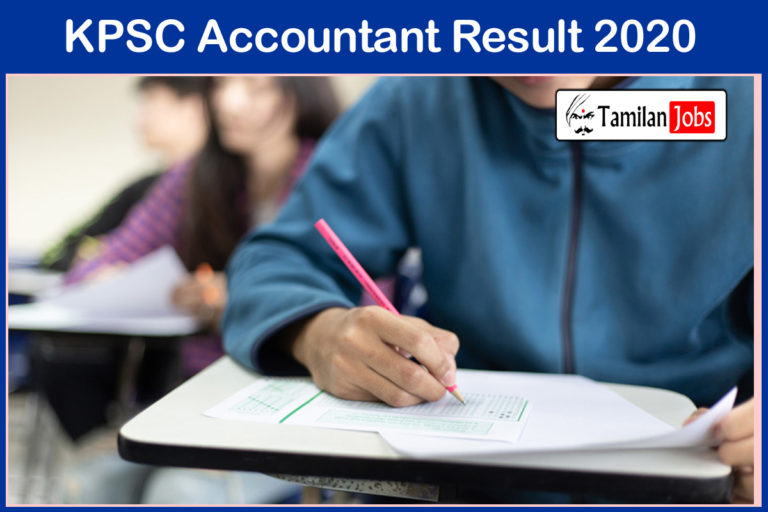KPSC Accountant Result 2020