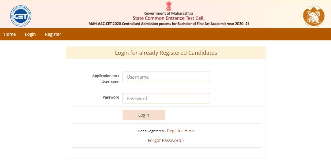 MAH AAC CET Admit Card 2020