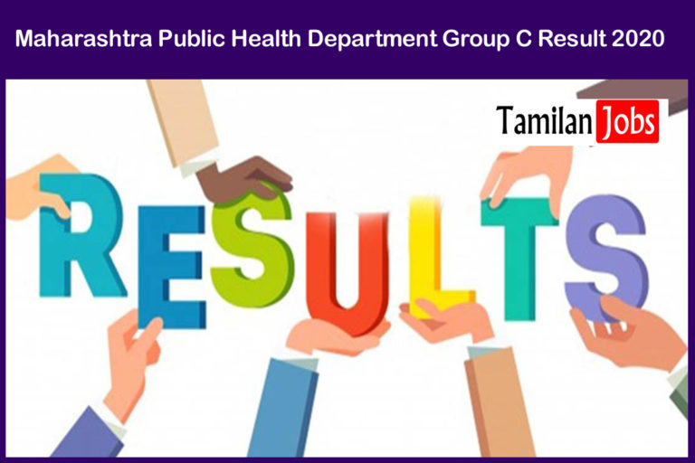 Maharashtra Public Health Department Group C Result 2020