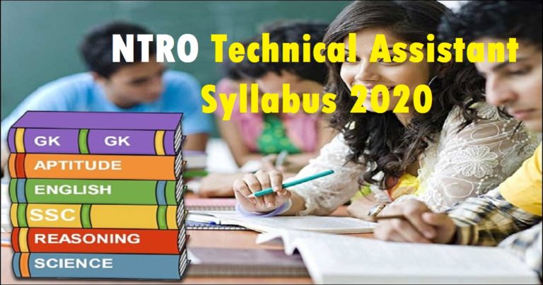 NTRO Technical Assistant Syllabus 2020