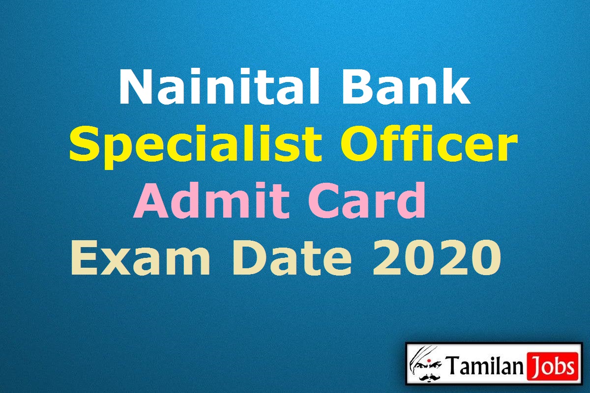 Nainital Bank So Admit Card 2020